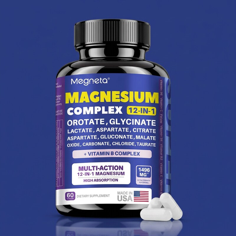 Suplemento 12 en 1 - Magnesio Complex 60cp