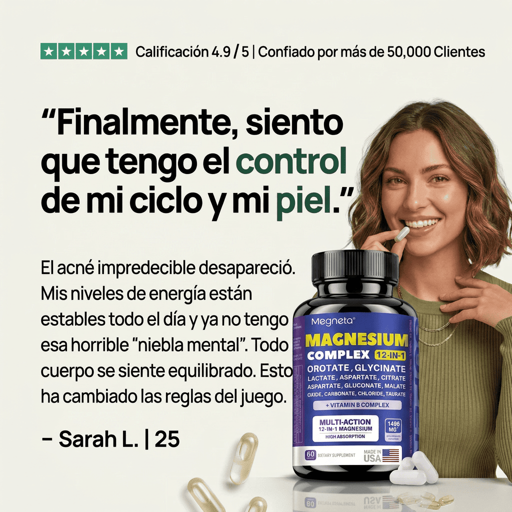 Suplemento 12 en 1 - Magnesio Complex 60cp